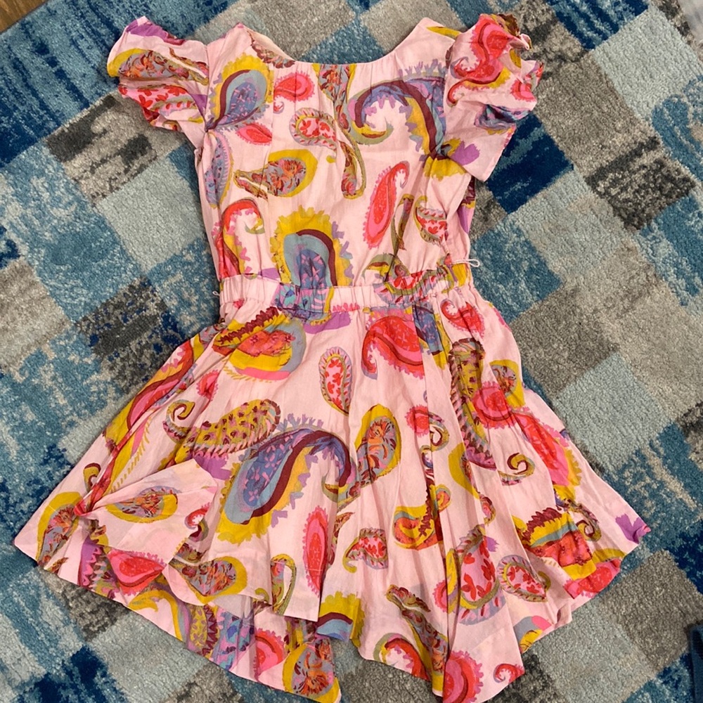 Crewcuts girls paisley dress asymmetrical